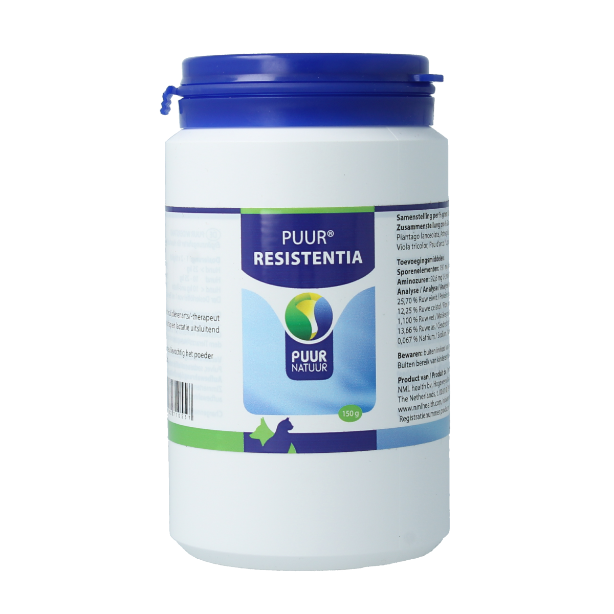 Puur Resistentia hond en kat 150.00 Gram