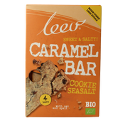 Leev Cookiebar karamel & zeezout bio 140 Gram