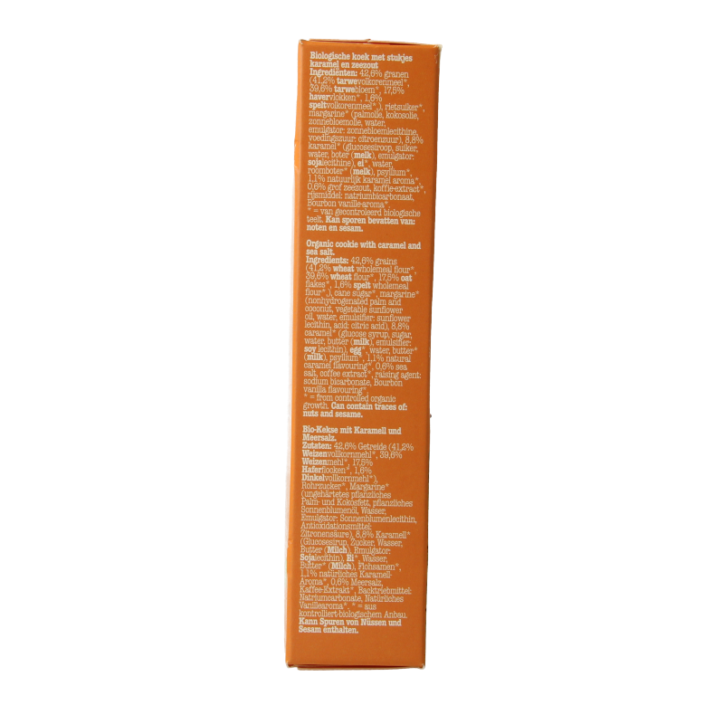 Leev Cookiebar karamel & zeezout bio 140 Gram