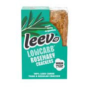 Leev Bio qrackers rosemary seasalt 3 x 2 stuks 6.00 Stuks