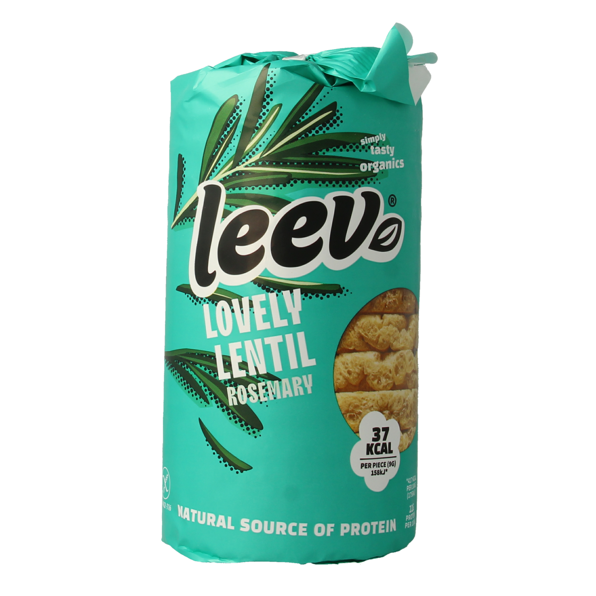 Leev Lovely lentil cakes rosemary bio 117.00 Gram