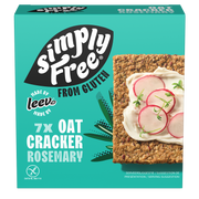 Leev Havercracker rozemarijn free from gluten bio 100.00 Gram