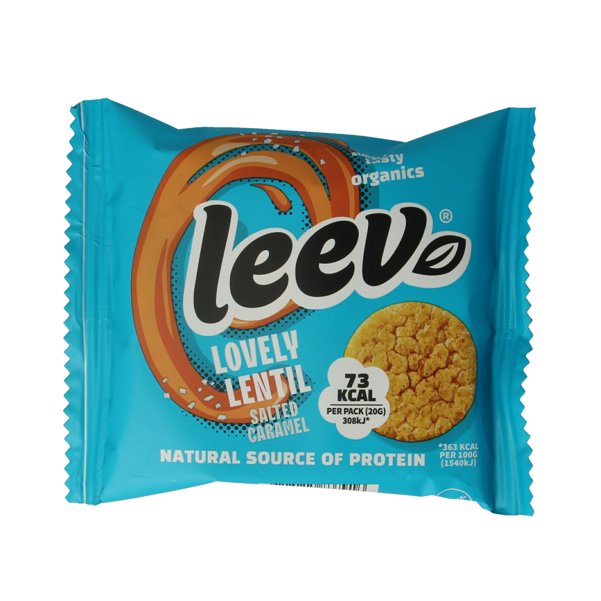 Leev Lovely lentil cakes caramel bio 20.00 Gram