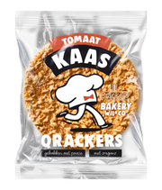 Leev Qrackers tomaat kaas 2st bio 46.00 Gram