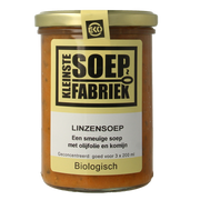 Kleinstesoepfabriek Linzensoep bio 400 Milliliter