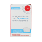 Linn Maagtabletten pepermunt 48.00 Kauwtabletten