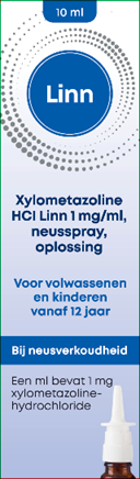 Linn Neusspray xylometazoline 1mg 10.00 Milliliter