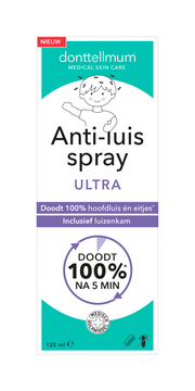 Donttellmum Anti luis spray ultra 120.00 Milliliter