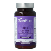 SanoPharm Zink 15mg & koper 1mg 60.00 Tabletten