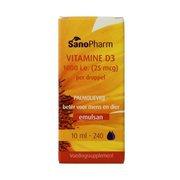 SanoPharm Vitamine D3 1000IE Emulsan 10.00 Milliliter