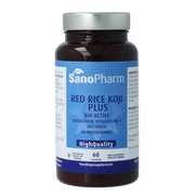 SanoPharm Red rice koji plus high quality 60.00 Vegetarische capsules