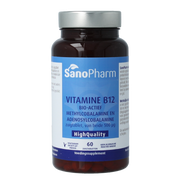 SanoPharm Vitamine B12 methyl adenosylcobalamine 500mcg 60.00 Zuigtabletten