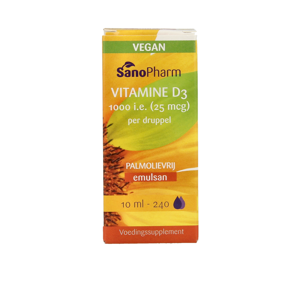 SanoPharm Emulsan vitamine D3 vegan 10.00 Milliliter