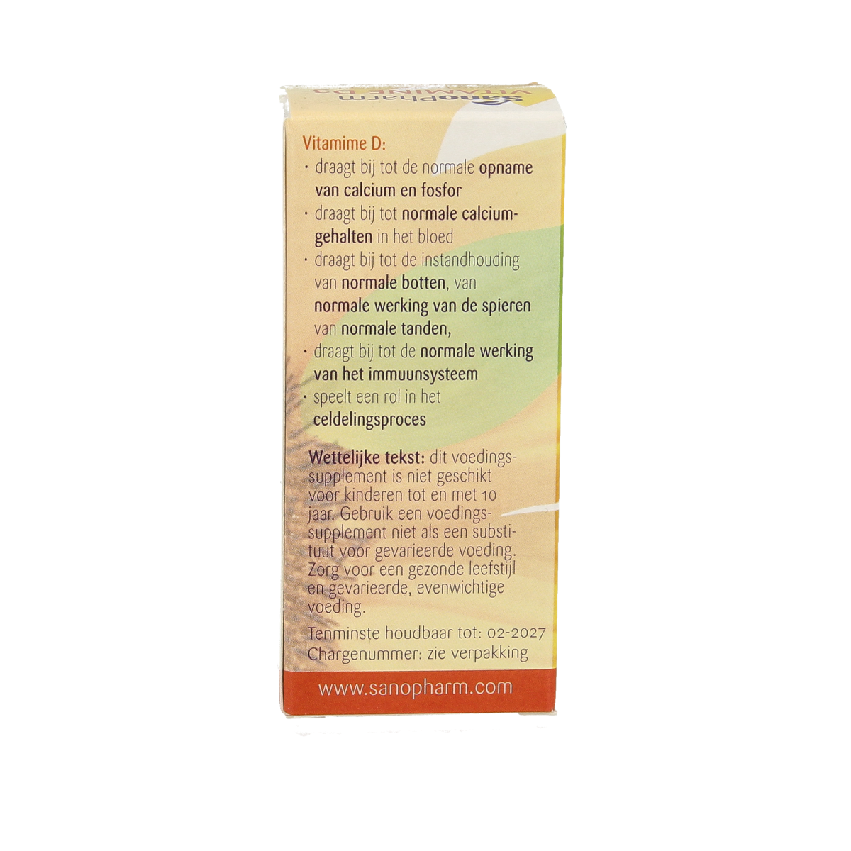 SanoPharm Emulsan vitamine D3 vegan 10.00 Milliliter