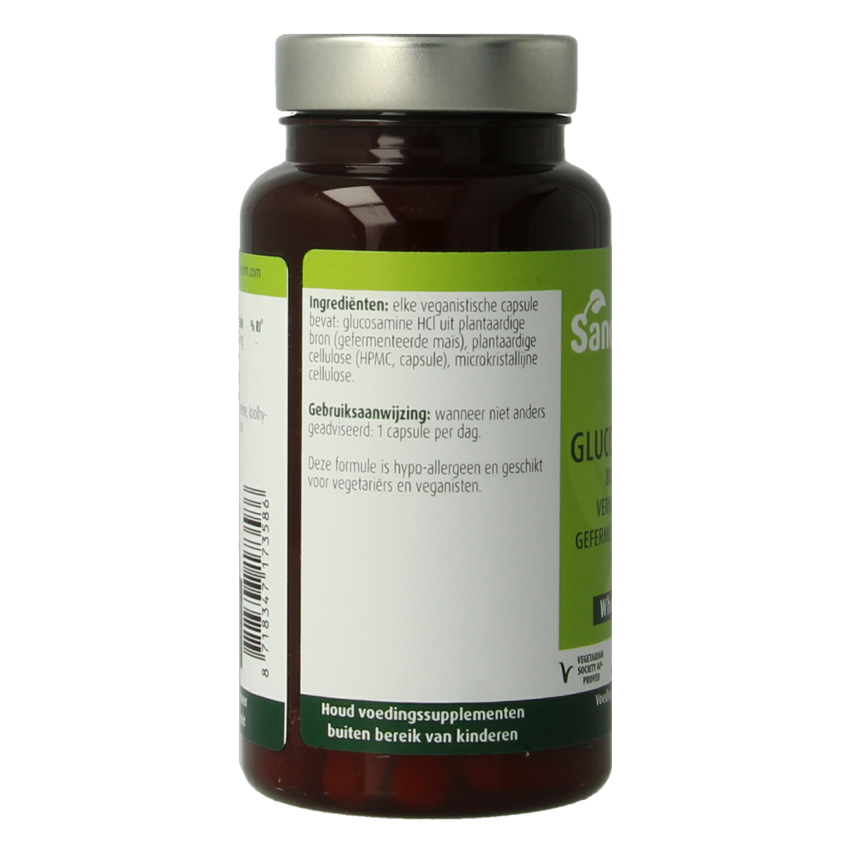 SanoPharm Glucosamine 750mg vegan 60.00 Capsules