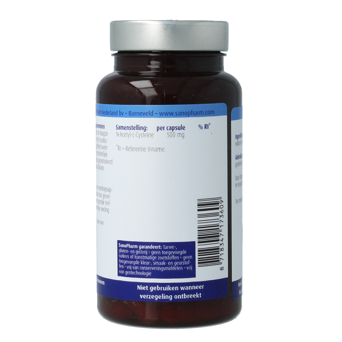SanoPharm N-Acetyl L-Cysteine NAC high quality 60.00 Capsules