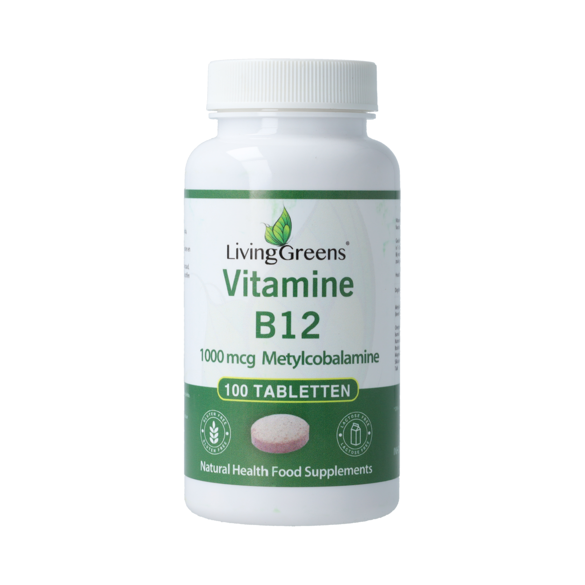 Livinggreens Vitamine B12 methylcobalamine 1000mcg 100.00 Tabletten