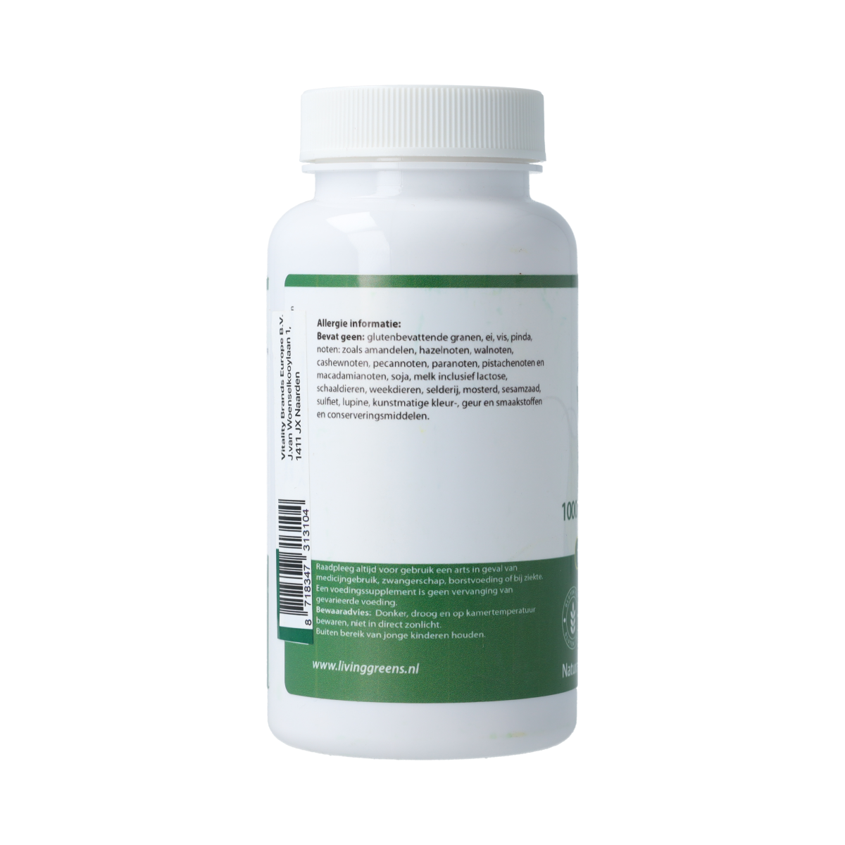 Livinggreens Vitamine B12 methylcobalamine 1000mcg 100.00 Tabletten