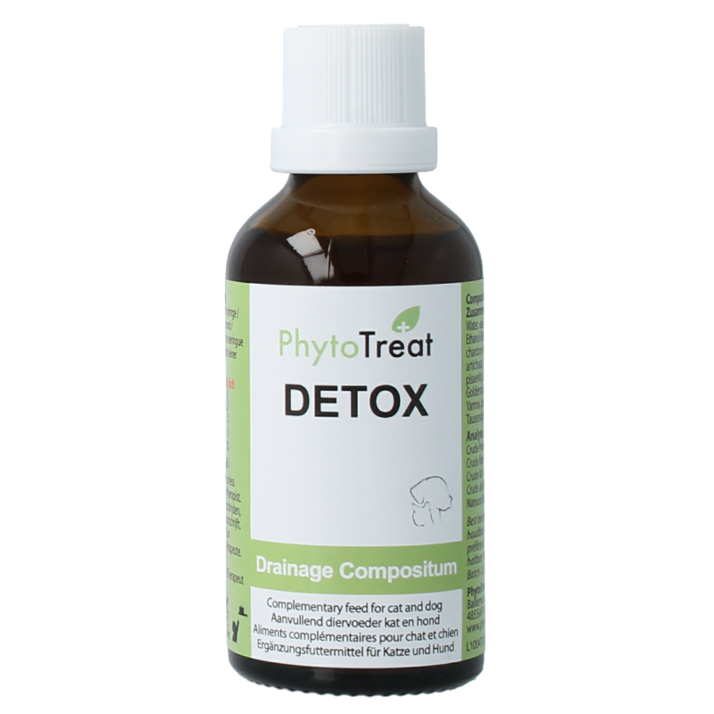 PhytoTreat Detox comfort hond/kat 50 Milliliter