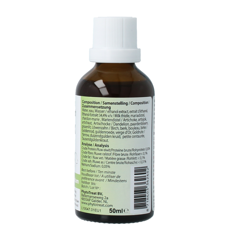 PhytoTreat Detox comfort hond/kat 50 Milliliter