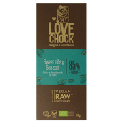 Lovechock Sweet nibs & seasalt bio 70.00 Gram