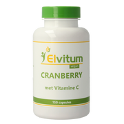 Elvitum  Cranberry + 60mg vitamine C 150.00 Vegetarische capsules