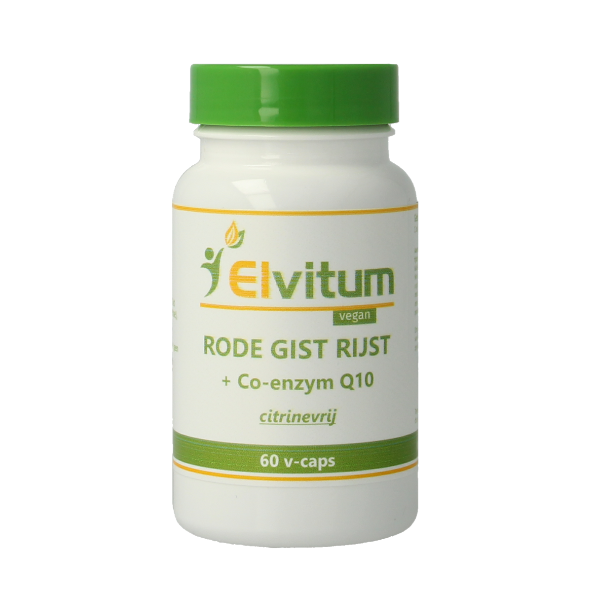 Elvitum  Rode gist rijst met Q10 60.00 Vegetarische capsules