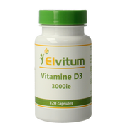 Elvitum  Vitamine D3 3000IE/75mcg 120 Capsules