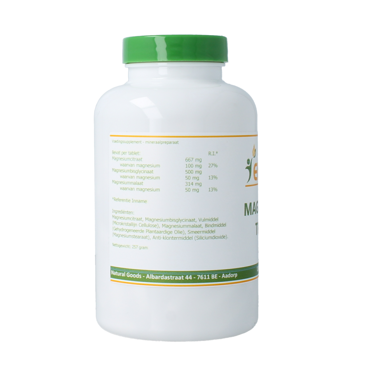 Elvitum  Magnesium triple 200mg 120.00 Tabletten