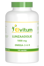 Elvitum  Lijnzaadolie omega 3 6 9 180.00 Capsules