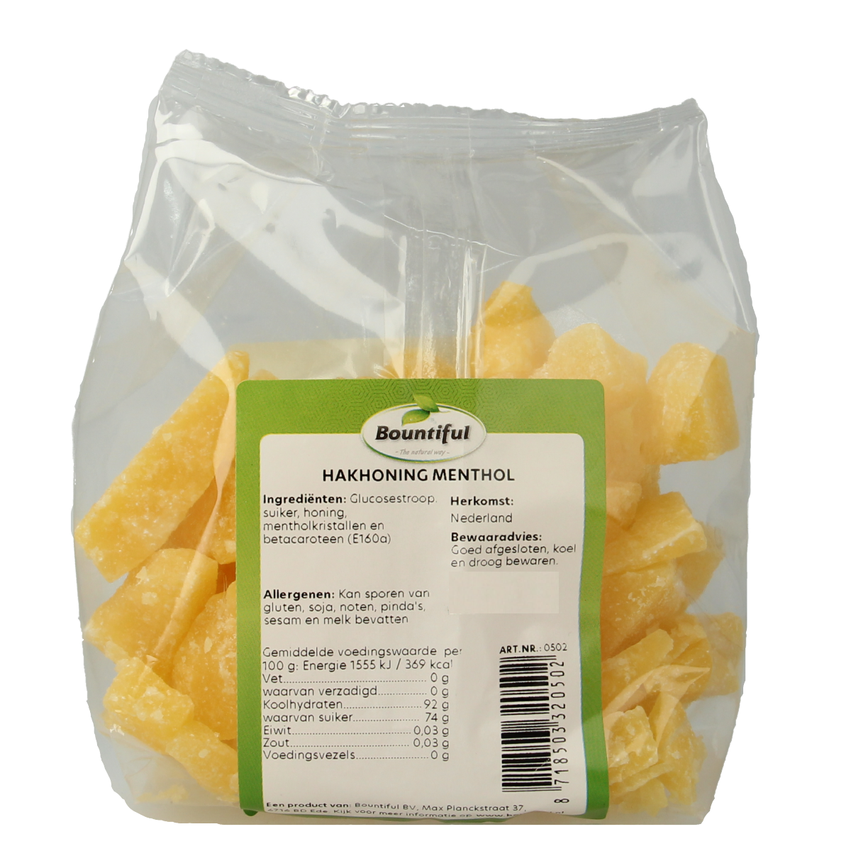 Bountiful Hakhoning menthol 300.00 Gram