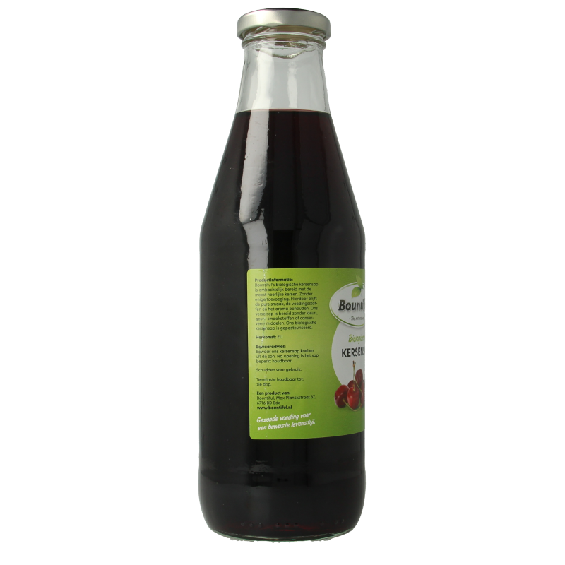 Bountiful Kersensap bio 750 Milliliter