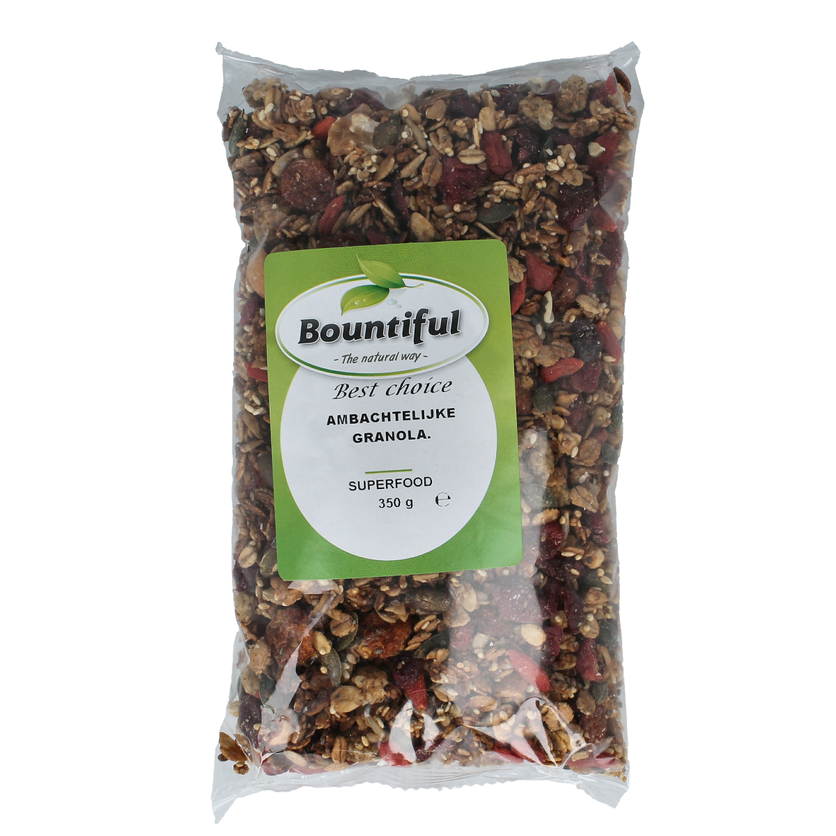 Bountiful Ambachtelijke granola superfood 350.00 Gram