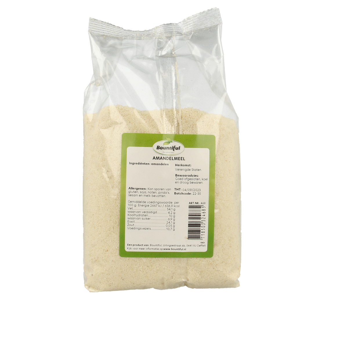 Bountiful Amandelmeel 400.00 Gram