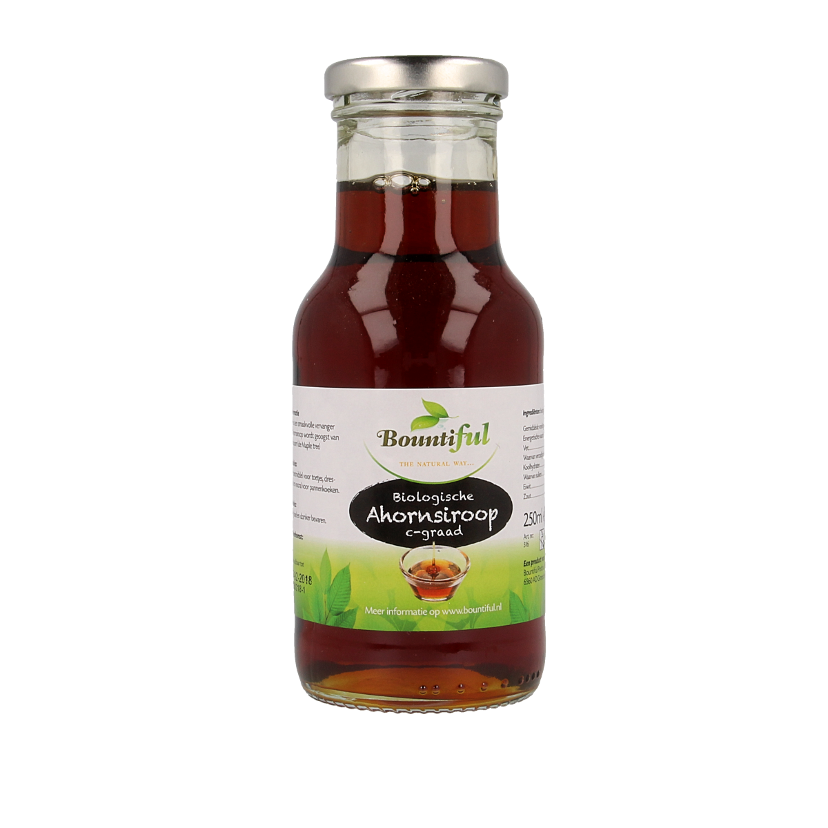 Bountiful Ahornsiroop bio 250.00 Milliliter