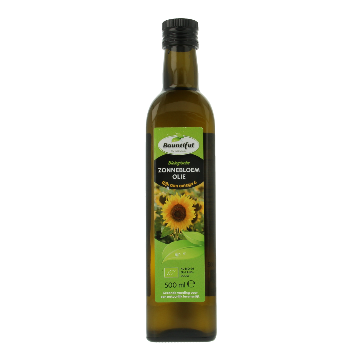 Bountiful Zonnebloemolie bio 500.00 Milliliter
