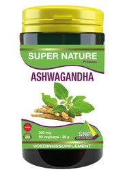 SNP Ashwagandha 300mg puur 90.00 Vegetarische capsules
