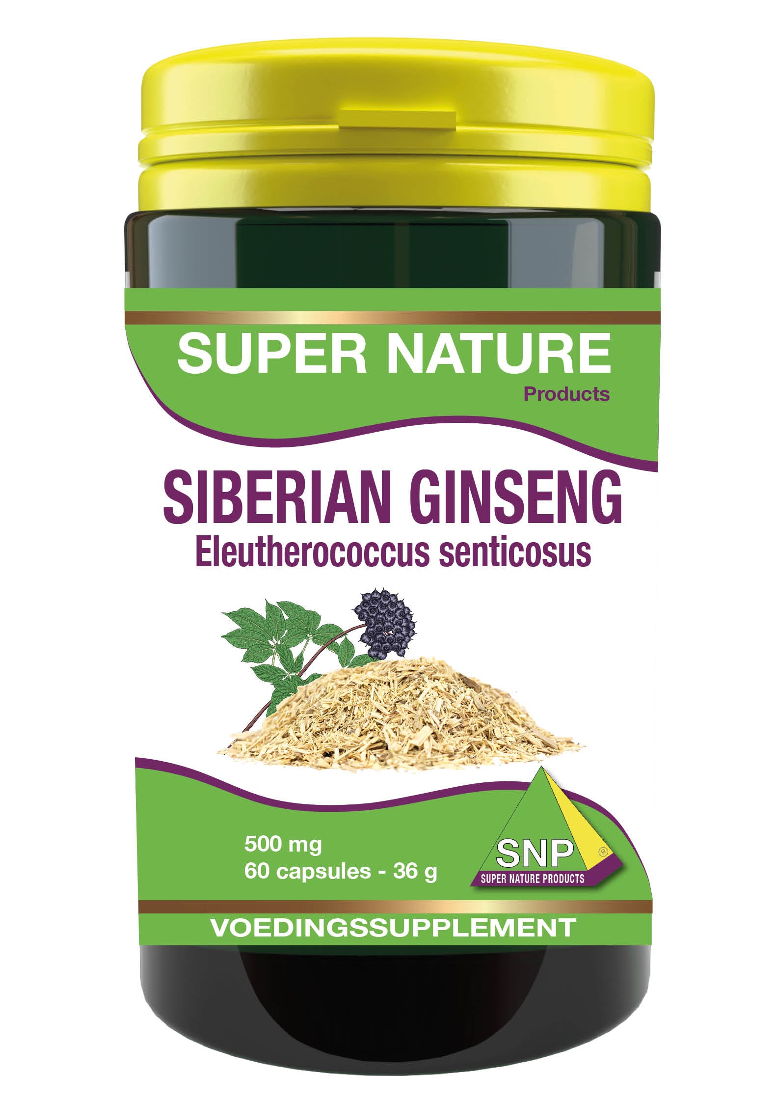 SNP Siberian ginseng 500mg 60.00 Capsules