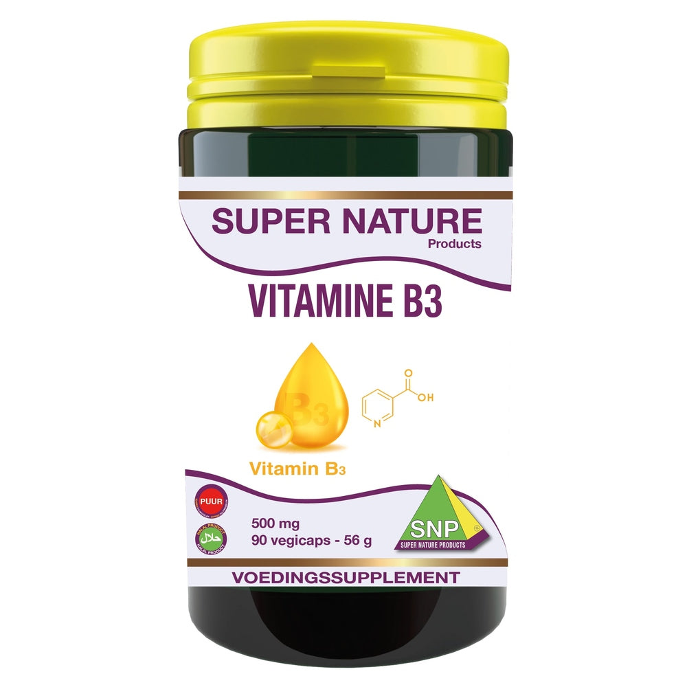 SNP Vitamine B3 500mg puur 90 Vegetarische capsules