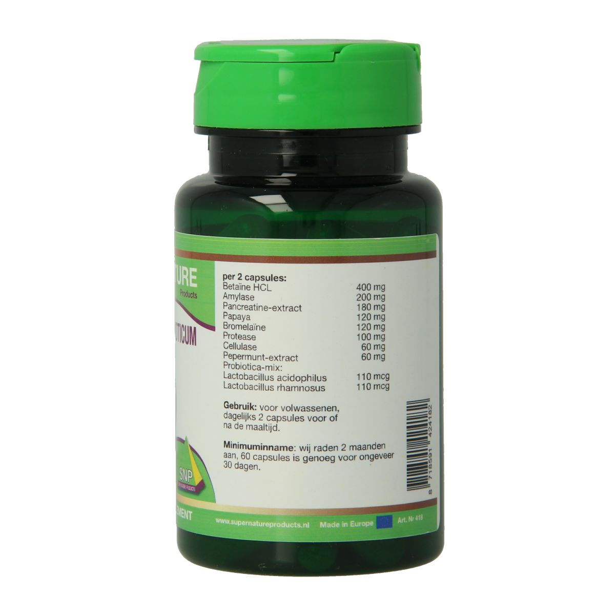 SNP Enzymen probioticum complex 60.00 Capsules