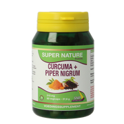 SNP Curcuma & piper nigrum 510mg puur 60 Vegetarische capsules