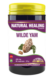 NHP Wilde yam 450mg puur 60.00 Vegetarische capsules