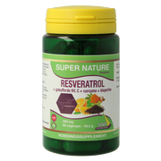 SNP Resveratrol curcuma gebufferd vit C bioperine puur 60 Vegetarische capsules