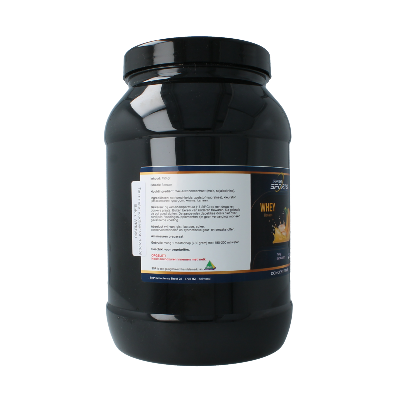 Nutritex Whey proteine banaan 750 Gram