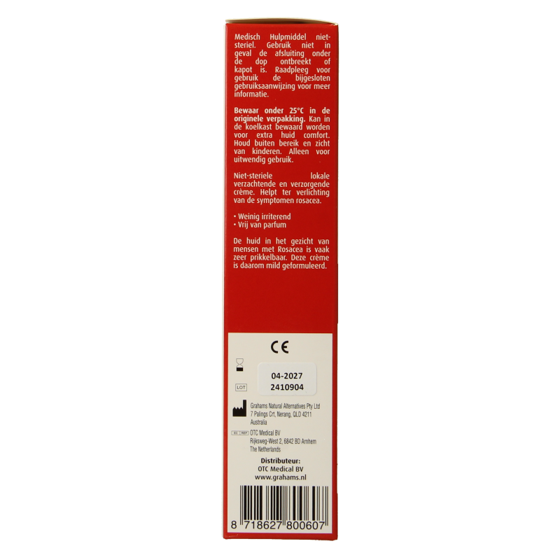 Grahams Rosacea creme 75 Gram