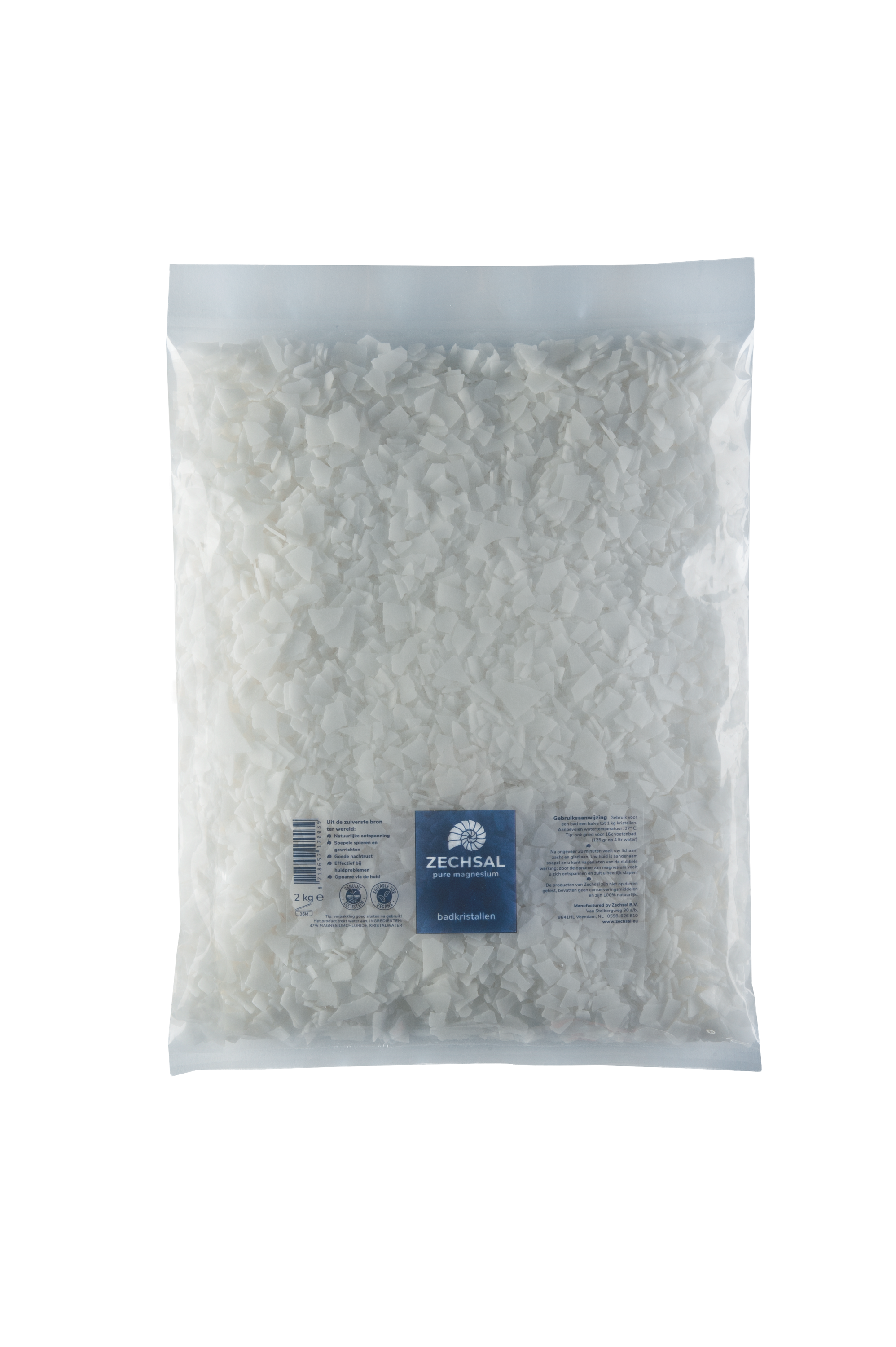Zechsal Magnesium dobberbad navul 2 Kilogram