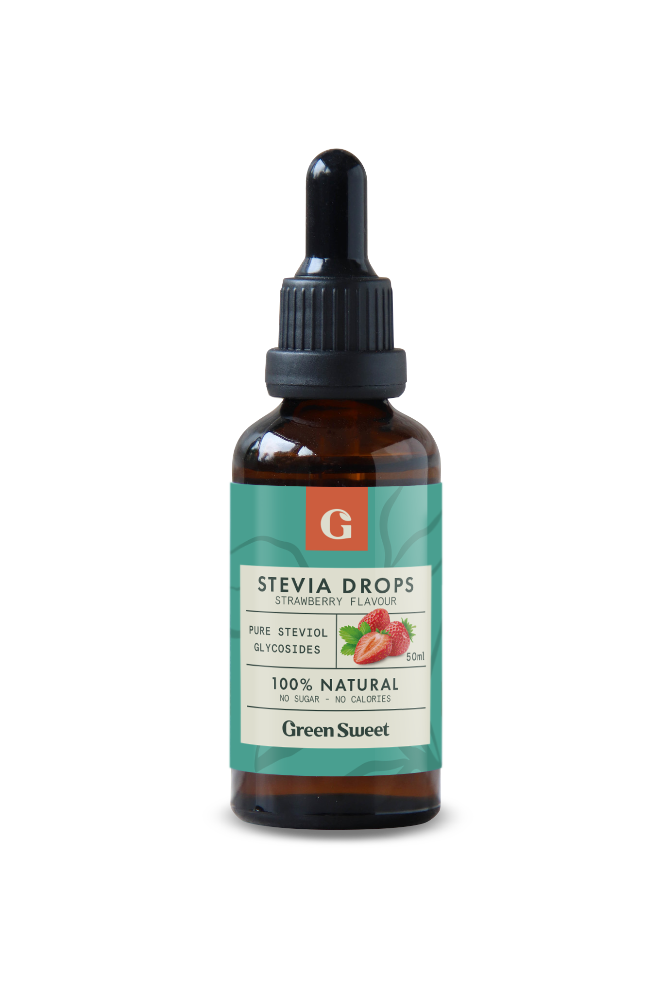 Green Sweet Vloeibaar stevia aardbei 50.00 Milliliter