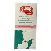 Gloup Zero medicatie inname gel framboos 500 Milliliter