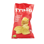 Trafo Ribbelchips gezouten bio 125.00 Gram