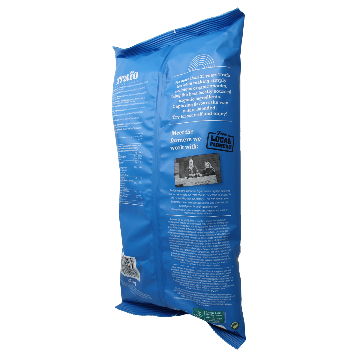 Trafo Chips gezouten bio 125.00 Gram